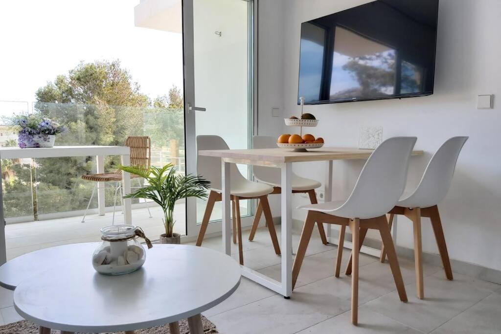 Beach Apartment Cala Torta Pool & Terrace Canamel แคปเดอเปรา ภายนอก รูปภาพ